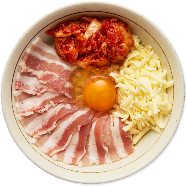 豚キムチチーズ天